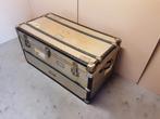 Vintage  reiskoffer / vliegtuigkoffer / transportkist "50, Huis en Inrichting, Woonaccessoires | Kisten, Ophalen, Gebruikt, 100 tot 150 cm