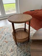 Bijzettafeltje, Huis en Inrichting, Tafels | Bijzettafels, Minder dan 55 cm, Rond, Zo goed als nieuw, Ophalen