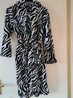 Fleece huis/ Badjas zebraprint mt.158/164, Maat 34 (XS) of kleiner, Ophalen of Verzenden, Zo goed als nieuw, Zwart