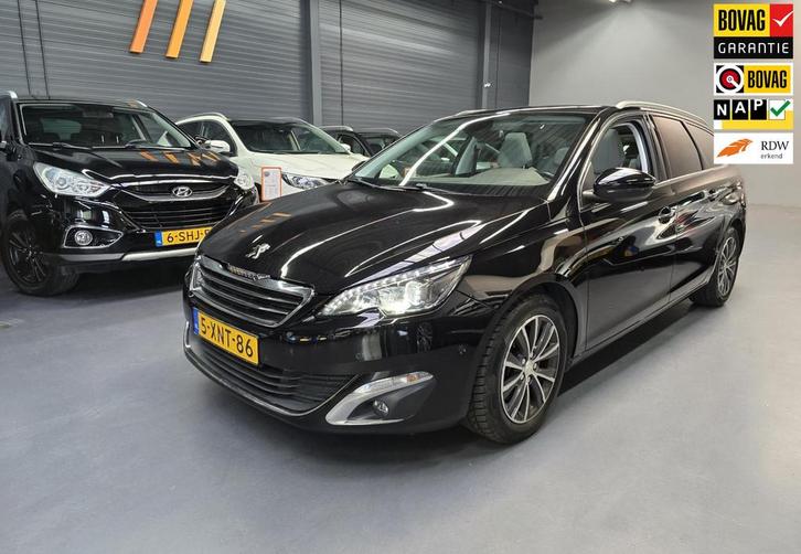 Peugeot 308 SW 2.0 BlueHDI Allure LEDER LED CAMERA NAP NL AU, Auto's, Peugeot, Bedrijf, Te koop, ABS, Achteruitrijcamera, Airbags