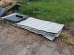 Metalen dakpannen - kleine partij dapanprofiel platen grijs, Gebruikt, Ophalen of Verzenden, Minder dan 5 m², Dakpannen