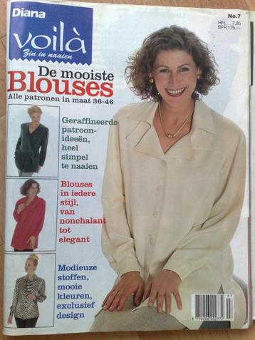 Diana zelfmaakmode de mooiste blouses nr. 7 , maat 36-46 beschikbaar voor biedingen