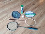 Badmintonset: Rackets, shuttles en hoezen, Sport en Fitness, Badminton, Ophalen, Gebruikt, Racket(s)