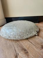 Ijsglas plafonnière xxl 45cm plafondlamp vintage mid century, Ophalen of Verzenden, Zo goed als nieuw, Glas, Mid century vintage