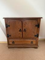 Mooi massief houten kastje, Huis en Inrichting, Kasten | Ladekasten, Ophalen, Gebruikt, 1 of 2 laden, Eikenhout