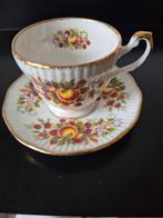 Queens rosina fine bone china porselein, Ophalen of Verzenden, Gebruikt, Porselein, Kop en/of schotel
