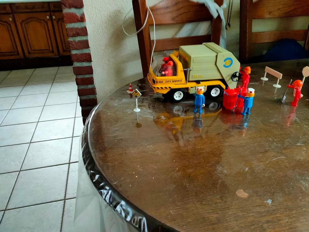 Playmobil vuilniswagen compleet, Kinderen en Baby's, Speelgoed | Playmobil, Ophalen of Verzenden, Gebruikt