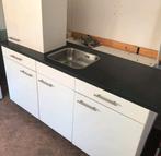 Keukenblok, Huis en Inrichting, Keuken | Complete keukens, Ophalen, Wit, Enkelwandige keuken, Zo goed als nieuw