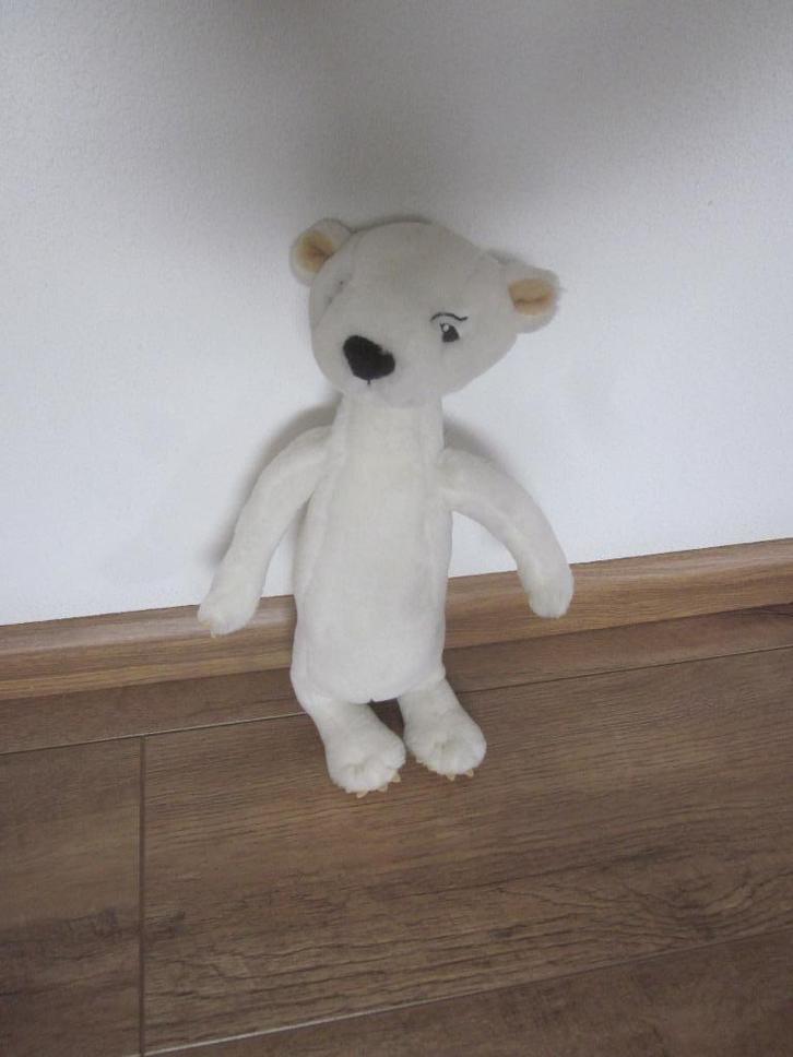 Wit superzacht knuffel beestje met geborduurde oogjes nieuw, Kinderen en Baby's, Speelgoed | Knuffels en Pluche, Nieuw, Poes, Ophalen of Verzenden