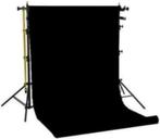 Falcon Eyes Achtergrond Systeem SPK-1Z incl. 1 Rol Zwart 1,3, Audio, Tv en Foto, Fotografie | Fotostudio en Toebehoren, Ophalen of Verzenden