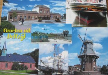 twee keer Groeten uit Delfzijl - multiview - nieuw beschikbaar voor biedingen