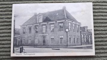 Bergum Kantongerecht - Oude Ansichtkaart beschikbaar voor biedingen