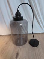 Eettafel lamp Juno xl rookglas, Ophalen, Zo goed als nieuw