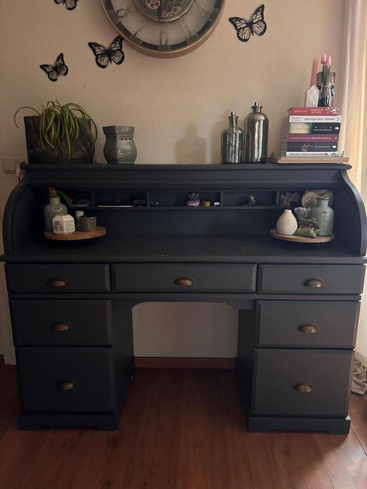 Multifunctionele Kast/Bureau met Rolluik MOET WEG, Huis en Inrichting, Bureaus, Gebruikt, Bureau, Ophalen