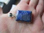 7062/ 925 verzilverde lapis lazuli hanger, Overige voorstellingen, Blauw, Nieuw, Ophalen of Verzenden