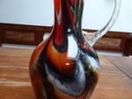 Vintage opaline vaas, gemeleerd, 30 cm., Antiek en Kunst, Antiek | Glas en Kristal, Ophalen of Verzenden
