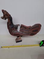 2 Oosterse Houten Beelden van een Vogel (Garuda), Ophalen of Verzenden