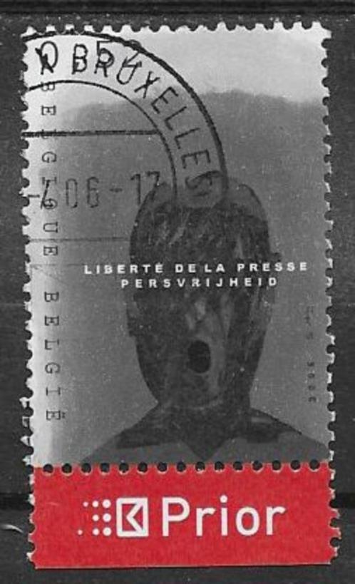 België 2006   Persvrijheid    3542, Postzegels en Munten, Postzegels | Europa | België, Gestempeld, Verzenden