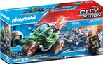 PLAYMOBIL City Action Politiekart - Kluisrover Achtervolging, Ophalen, Zo goed als nieuw, Complete set