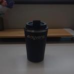 Donkerblauwe thermos koffiebeker met antislip, Ophalen of Verzenden