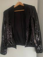 Feestelijk glitterjasje, Ophalen of Verzenden, Zo goed als nieuw, Maat 36 (S), Zwart