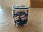 Delft blauw stroopwafel pot €15,-, Ophalen of Verzenden