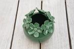 Groene bloemenvaas - Jolie, Overige materialen, Gebruikt, Ophalen of Verzenden, Minder dan 50 cm