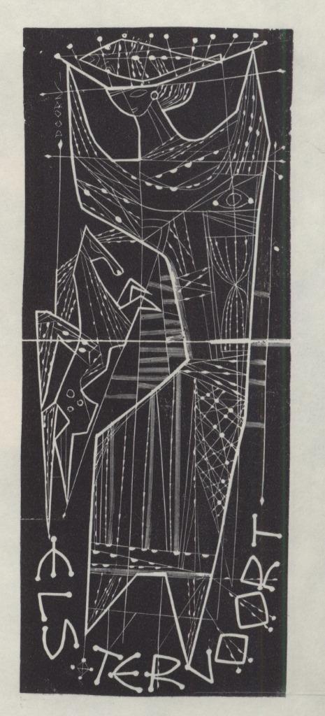 0003 Ex Libris Nederland : Jan van Doorn, z.j., Antiek en Kunst, Kunst | Etsen en Gravures, Verzenden