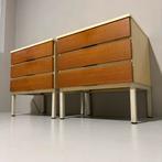 Interlubke Vintage Nachtkastjes Jaren 70, Huis en Inrichting, Kasten | Ladekasten, Ophalen, Minder dan 50 cm, Gebruikt, .