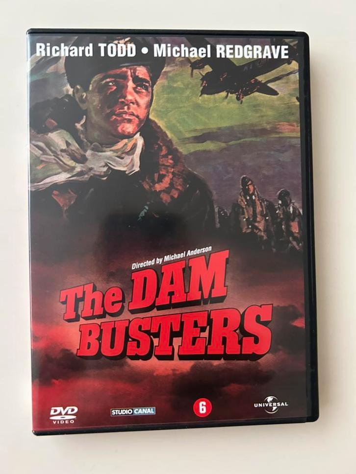 —The Dam Busters—regie Michael Anderson, Cd's en Dvd's, Dvd's | Drama, Zo goed als nieuw, Waargebeurd drama, Vanaf 6 jaar, Ophalen of Verzenden
