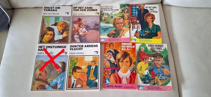 Witte Raven pockets en Jeugdpockets (oude) boekjes), Boeken, Romans, Gelezen, Nederland, Ophalen of Verzenden