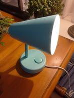 Turquoise Bureaulamp, Kunststof, Ophalen of Verzenden, Zo goed als nieuw, Modern