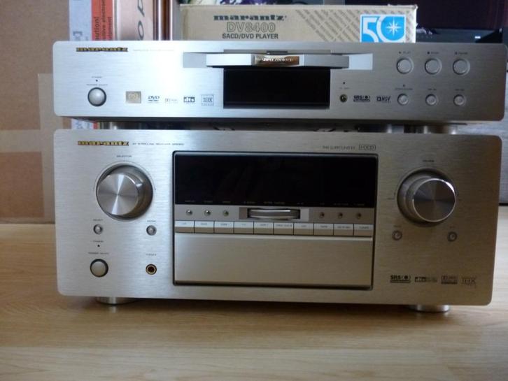receiver + dvd speler marantz dv8400 sr9300 50th anniversary, Audio, Tv en Foto, Home Cinema-sets, Nieuw, Dvd-speler, 7.1-systeem