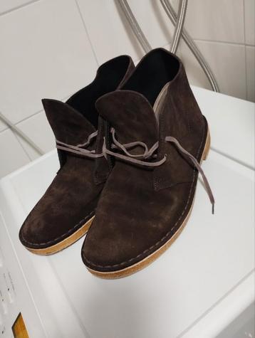 Vintage beesewax Clarks desert boots kleur donkerbruin mt 45 beschikbaar voor biedingen