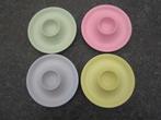 4 retro eierdopjes    melamine, Verzamelen, Retro, Ophalen of Verzenden, Huis en Inrichting