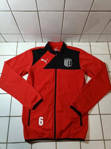 (XS/S) Puma v.v 2021 IJsselmuiden #6 Speler Voetbal Vestje beschikbaar voor biedingen