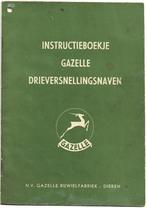 Gazelle 3 versnellingen instructieboekje naaf fiets rijwiel, Fietsen en Brommers, Handleidingen en Instructieboekjes, Ophalen of Verzenden