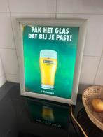 heineken lichtbak  special effect, Verzamelen, Reclamebord, Plaat of Schild, Heineken, Gebruikt, Ophalen of Verzenden