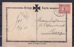 B197) 1915 AK Generaal Hindenburg NL frankering zeldzaam, Ophalen of Verzenden, Duitse Keizerrijk, Gestempeld