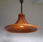 Vintage Rotan Heksenhoed Hanglamp Pendel Retro Jaren '60 '70, Huis en Inrichting, Lampen | Hanglampen, Overige materialen, Ophalen of Verzenden