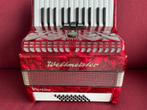 Kleine duitse Weltmeister Caprice accordeon . 32 bas .Licht, Gebruikt, 32-bas, Weltmeister, Met riemen