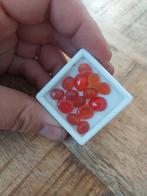 Dubbel roos geslepen carneool, Ophalen of Verzenden, Zo goed als nieuw