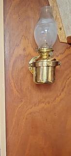 Antieke olielamp boot met zwenkarm, Watersport en Boten, Ophalen of Verzenden, Motor en Techniek, Motorboot