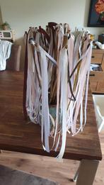 30x weddingwands lint stokjes zwaaien, Ophalen of Verzenden, Zo goed als nieuw, Versiering, Geboorte of Huwelijk