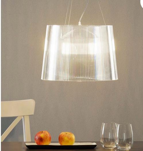 Kartell GE Lampen Kristal 2 stuks, Huis en Inrichting, Lampen | Tafellampen, Zo goed als nieuw, Minder dan 50 cm, Ophalen of Verzenden