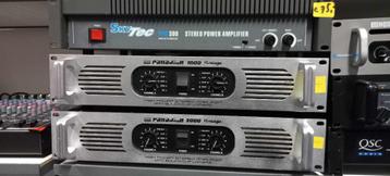 4 x 100% goede versterkers QSC HQ Power Skytec DAP palladium beschikbaar voor biedingen