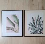 2 fotolijsten zwart metalen rand 40x50cm, Minder dan 50 cm, 50 tot 75 cm, Metaal of Aluminium, Ophalen of Verzenden