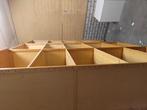 Te koop houten legbordenstelling massief, Ophalen, Gebruikt