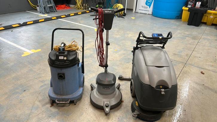 Nilfisk Schrobzuigmachine & Highspeed Spraymachine, Zakelijke goederen, Machines en Bouw | Onderhoud en Reiniging, Ophalen