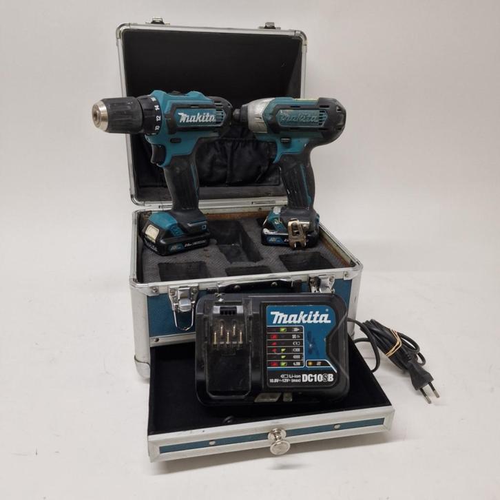 Makita TD110D + Makita DF331d Set in koffer | incl garantie, Doe-het-zelf en Verbouw, Gereedschap | Boormachines, Zo goed als nieuw